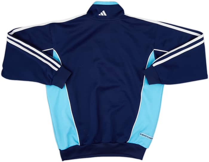1999-00 Olympique Marseille adidas 1/4 Zip Training Top - 8/10 - (7-8 Years)