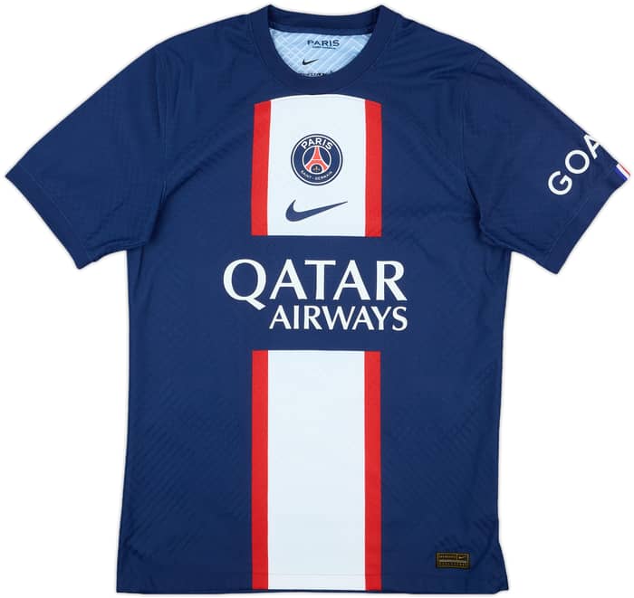 2022-23 Paris Saint-Germain Authentic Home Shirt Mbappe #7 - 10/10 - (S)