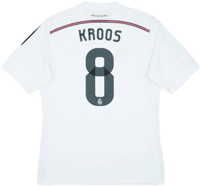 2014-15 Real Madrid Home Shirt Kroos #8 - 7/10 - (L)