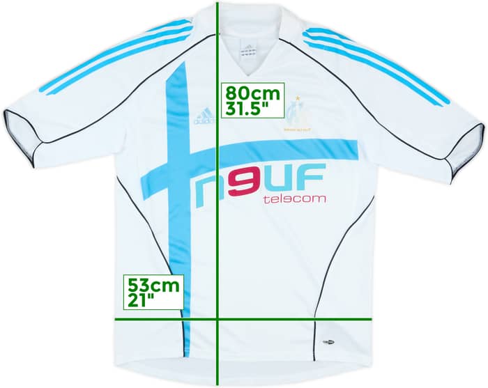 2005-06 Olympique Marseille Home Shirt - 4/10 - (L)