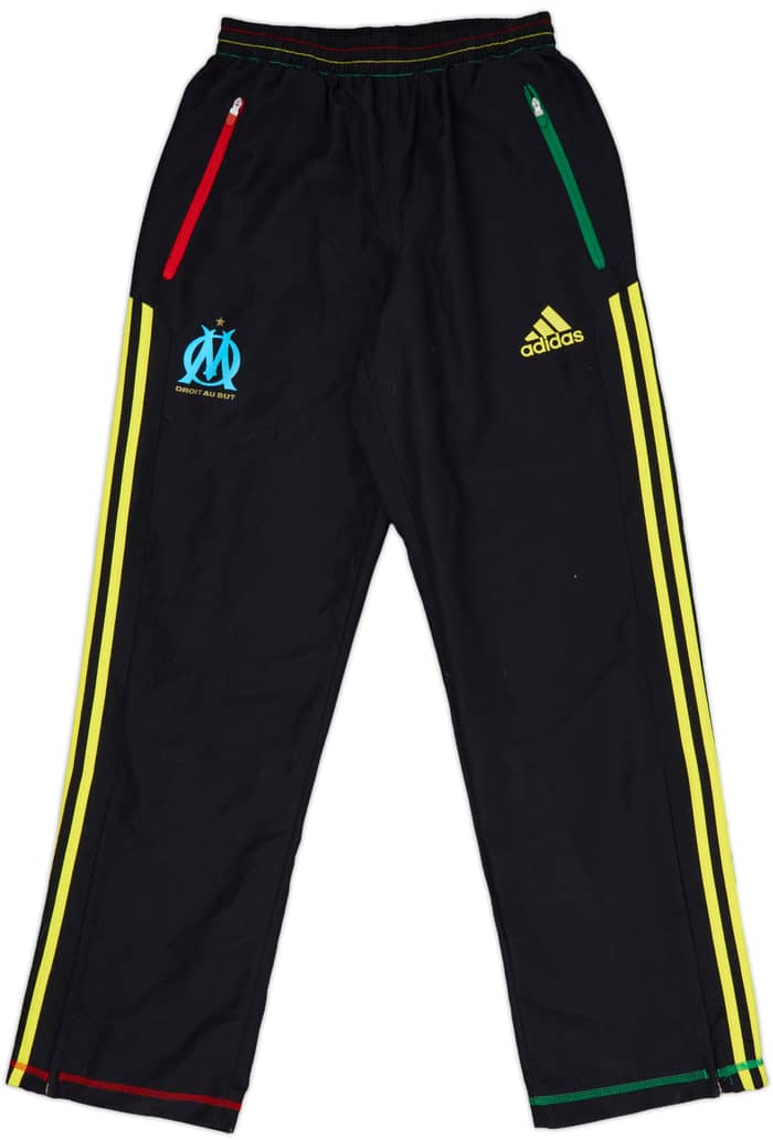 2010-11 Olympique Marseille adidas Track Pants/Bottoms - 8/10 - (M)