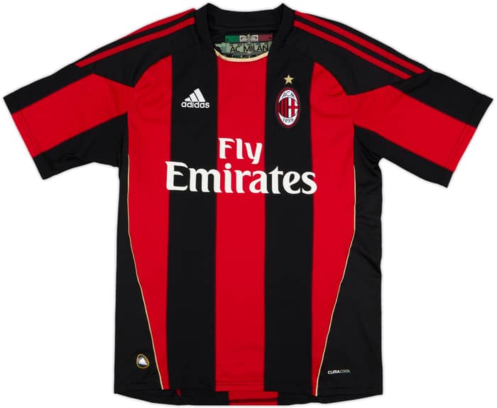 2010-11 AC Milan Home Shirt Pirlo #21 - 5/10 - (M)