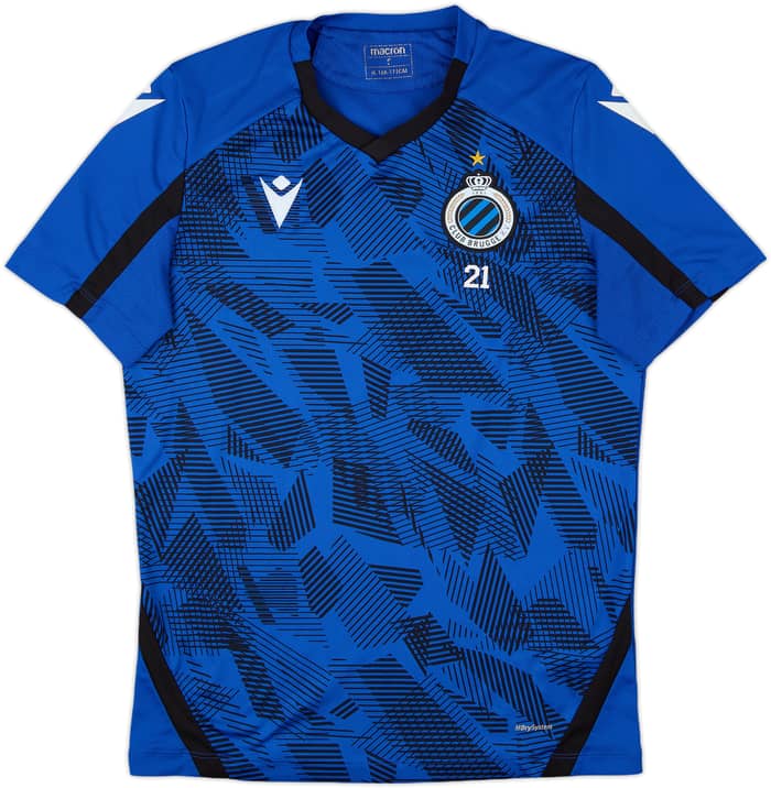 2021-22 Club Brugge Player Issue Macron Training Shirt #21 - 8/10 - (S)