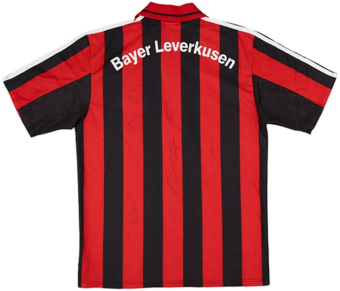 2000-01 Bayer Leverkusen Signed Home Shirt - 9/10 - (M)