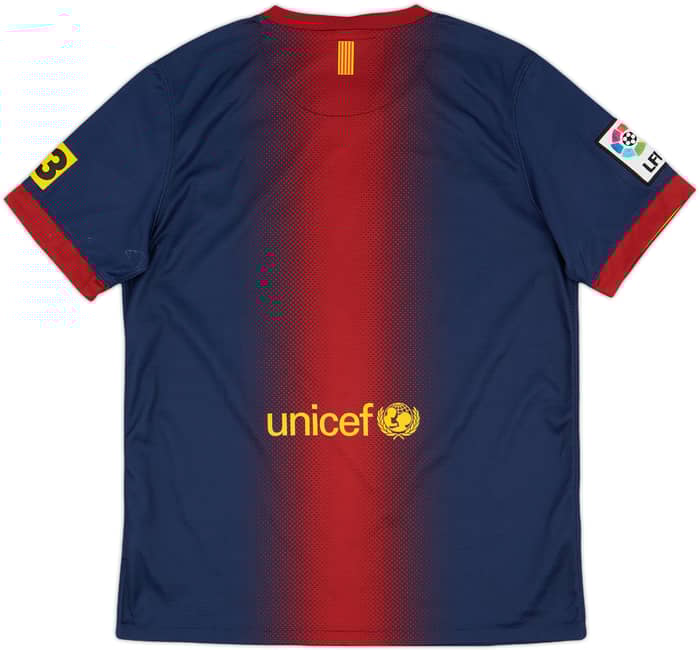 2012-13 Barcelona Home Shirt - 8/10 - (XL.Boys)