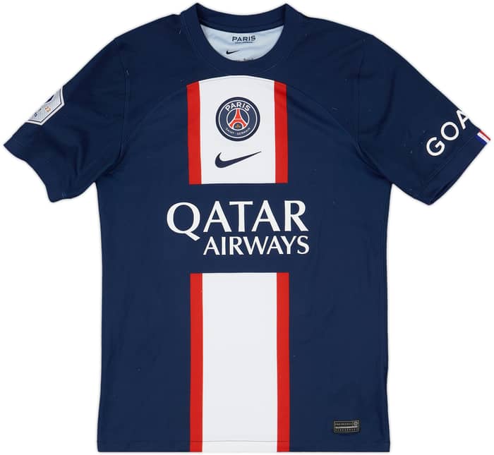 2022-23 Paris Saint-Germain Home Shirt Mbappe #7 - 7/10 - (S)