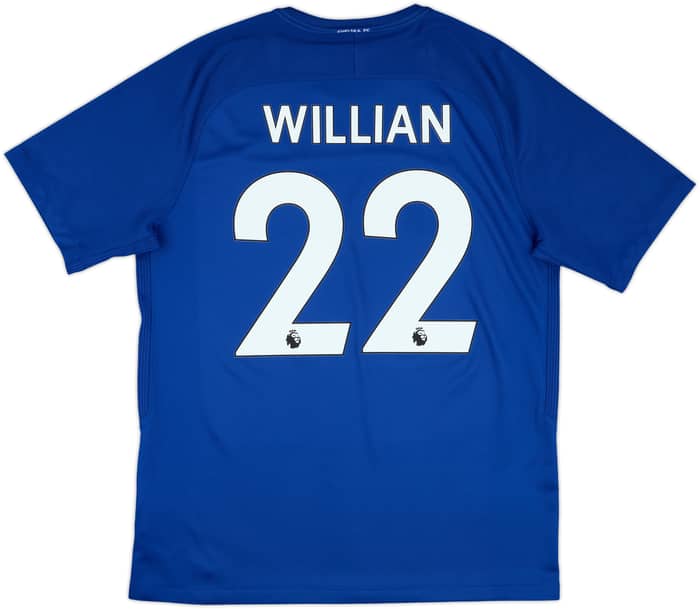 2017-18 Chelsea Home Shirt Willian #22 - 10/10 - (L)