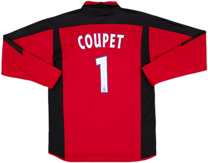 2004-05 Lyon GK Shirt Coupet #1 - 7/10 - (M)