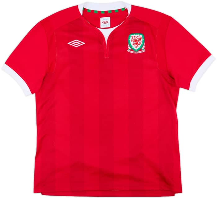 2011-12 Wales Home Shirt - 9/10 - (L)