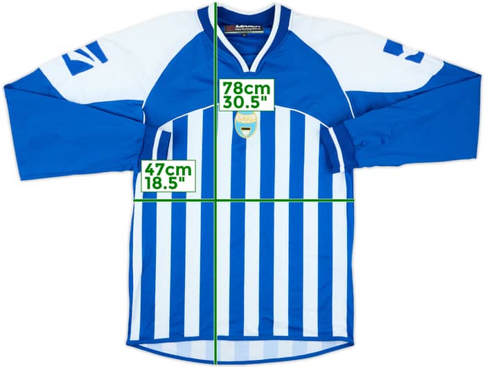 2012-13 SPAL Home L/S Shirt - 9/10 - (XL)