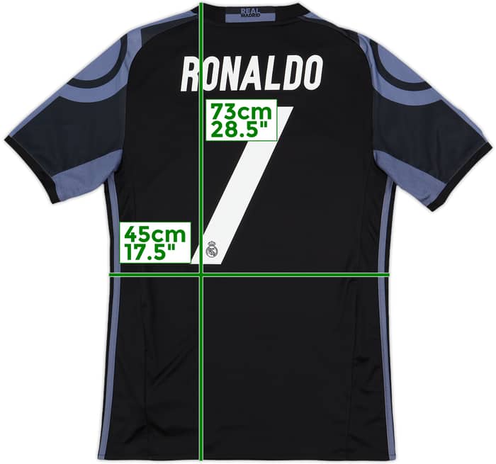 2016-17 Real Madrid Third Shirt Ronaldo #7 - 7/10 - (S)