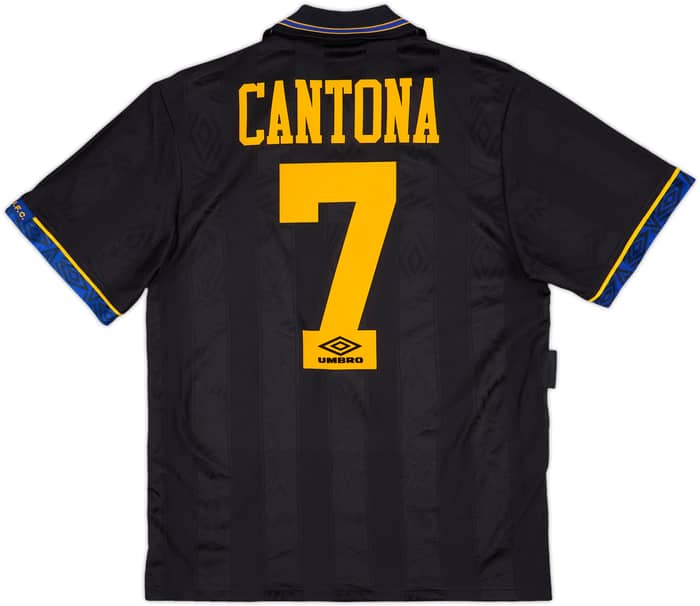 1993-95 Manchester United Away Shirt Cantona #7 - 9/10 - (S)