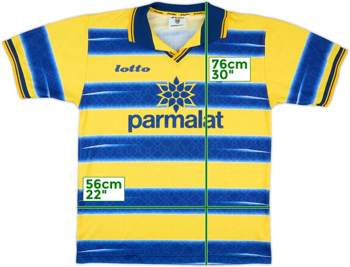 1998-99 Parma Home Shirt - 8/10 - (L)