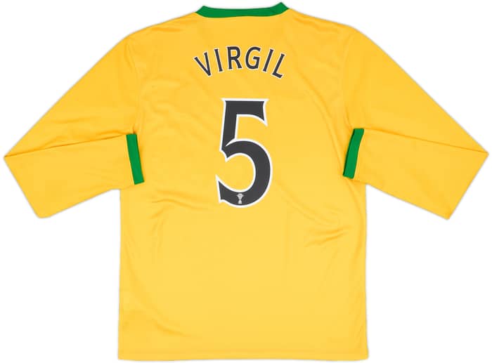 2013-14 Celtic Away L/S Shirt Virgil #5 - 9/10 - (M)