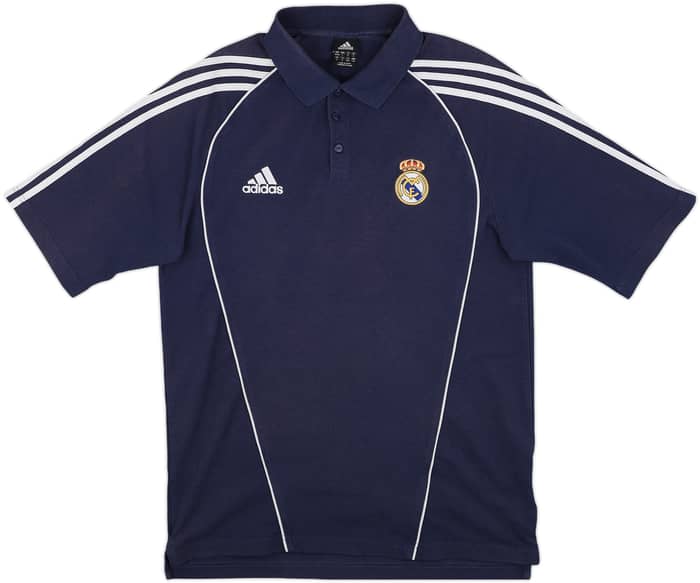 2005-06 Real Madrid adidas Polo Shirt - 7/10 - (L/XL)