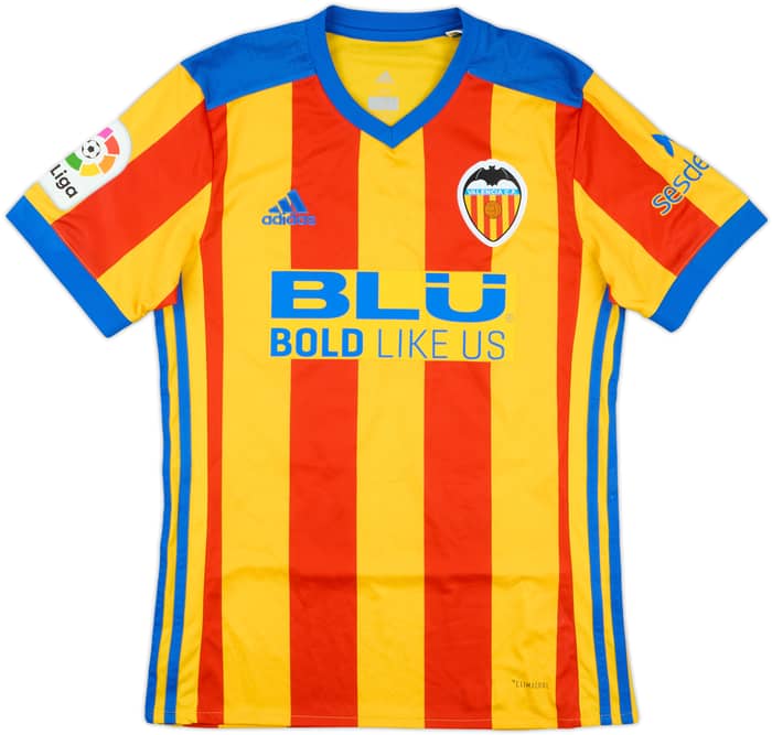 2017-18 Valencia Away Shirt S.Mina #22 - 9/10 - (XS)
