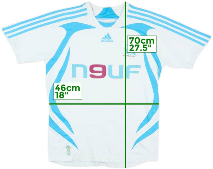 2007-08 Olympique Marseille Home Shirt - 5/10 - (XL.Boys)