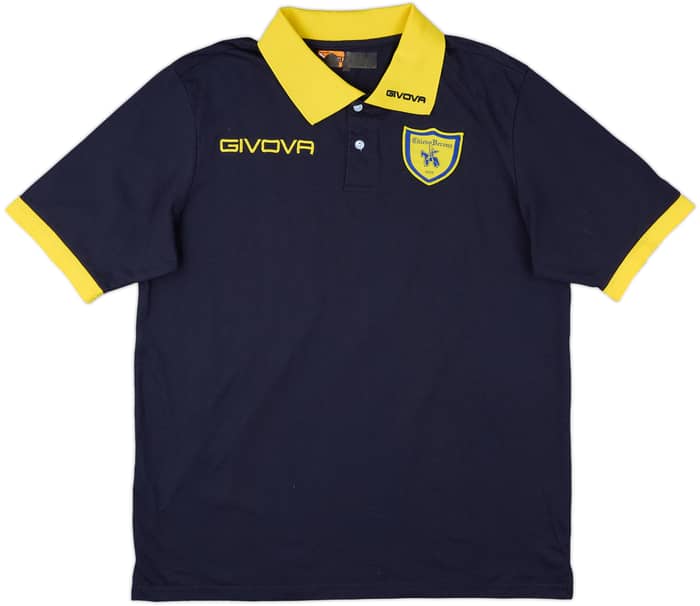 2016-17 Chievo Verona Givova Polo L/S Shirt - 8/10 - (L)