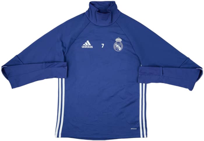 2016-17 Real Madrid Player Issue adidas Drill Top #7 - 4/10 - (S)