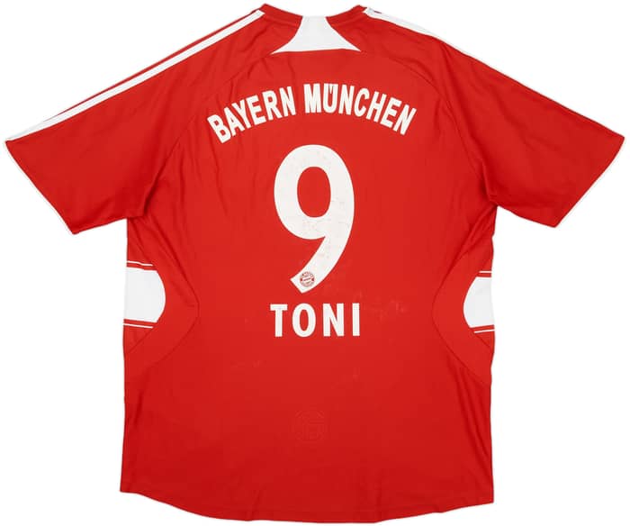 2007-08 Bayern Munich Home Shirt Toni #9 - 5/10 - (L)