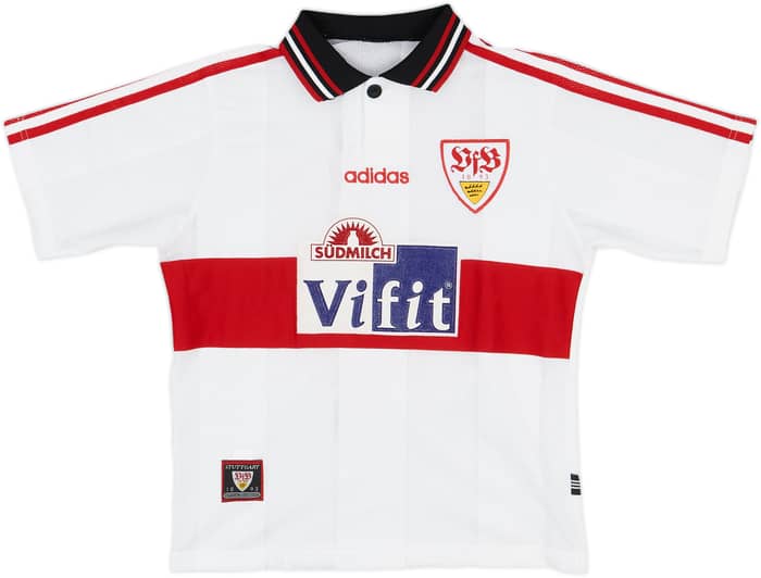 1996-97 Stuttgart Home Shirt Balakov #10 - 8/10 - (S.Boys)