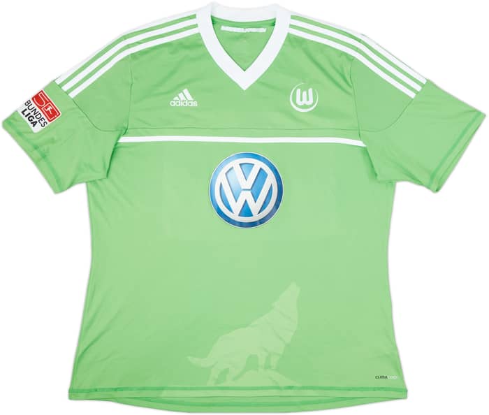 2012-13 Wolfsburg Home Shirt Helmes #33 - 8/10 - (XXL)