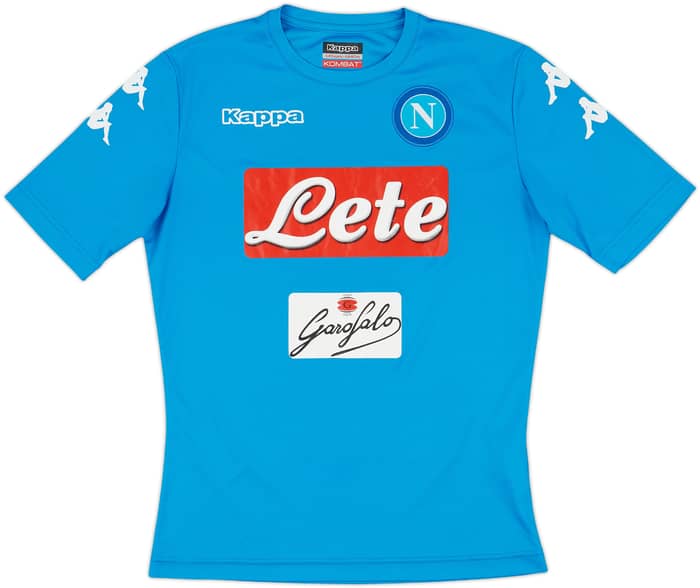 2016-17 Napoli Home Shirt - 7/10 - (L.Boys)