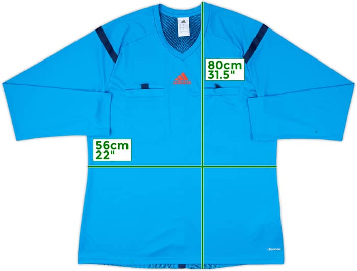2014-15 adidas Referee L/S Shirt - 7/10 - (XL)