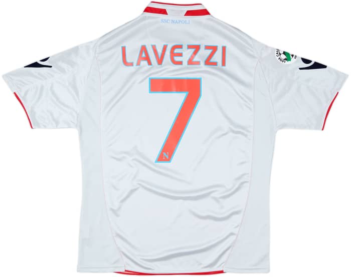 2009-10 Napoli Away Shirt Lavezzi #7 - 8/10 - (L)