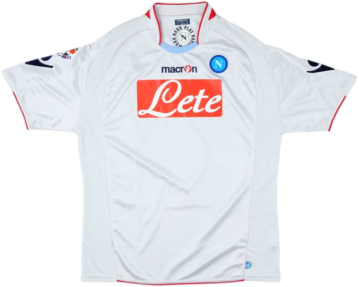 2009-10 Napoli Away Shirt Lavezzi #7 - 8/10 - (L)