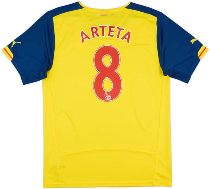 2014-15 Arsenal Away Shirt Arteta #8 - 6/10 - (M)