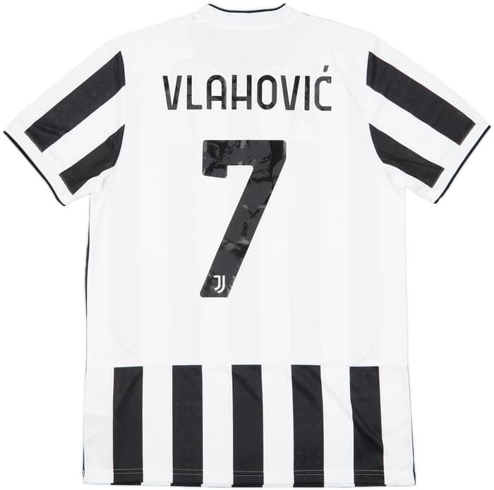 2021-22 Juventus Home Shirt Vlahovic #7 - 10/10 - (M)