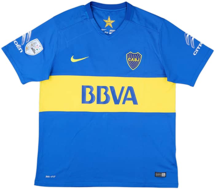 2015-16 Boca Juniors Home Shirt Carlitos #10 - 5/10 - (L)