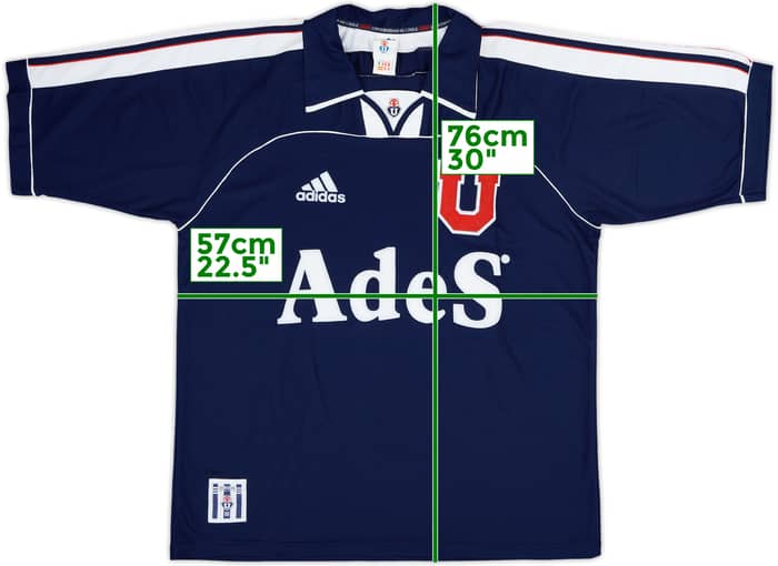 1999-00 Universidad de Chile Home Shirt - 8/10 - (L)