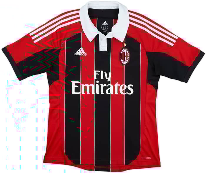 2012-13 AC Milan Home Shirt Pato #9 - 7/10 - (M)
