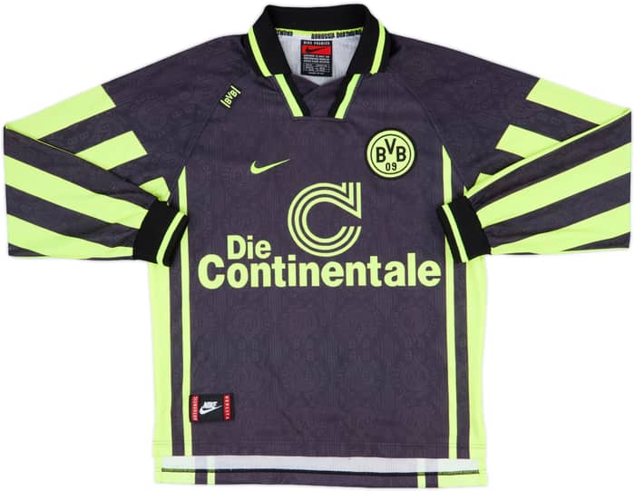 1996-97 Borussia Dortmund Away L/S Shirt - 8/10 - (M)