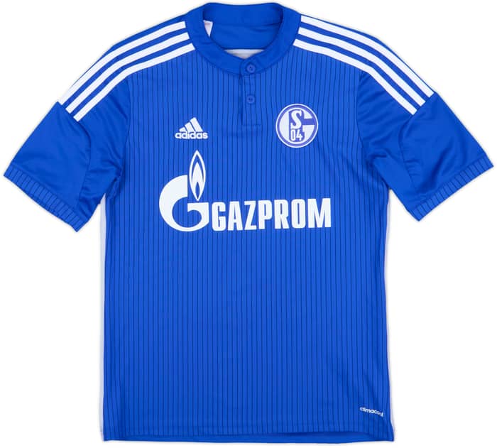 2014-16 Schalke Home Shirt Meyer #7 - 7/10 - (XL.Boys)
