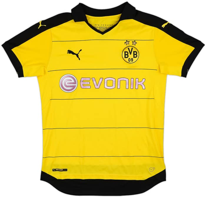 2015-16 Borussia Dortmund Home Shirt - 4/10 - (S)