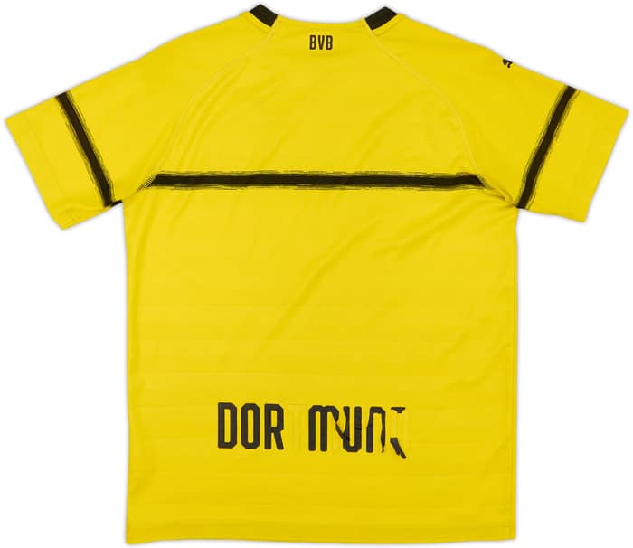 2018-19 Borussia Dortmund European Home Shirt - 4/10 - (L.Boys)