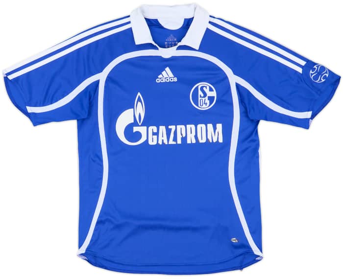 2007-08 Schalke Home Shirt - 4/10 - (L.Boys)