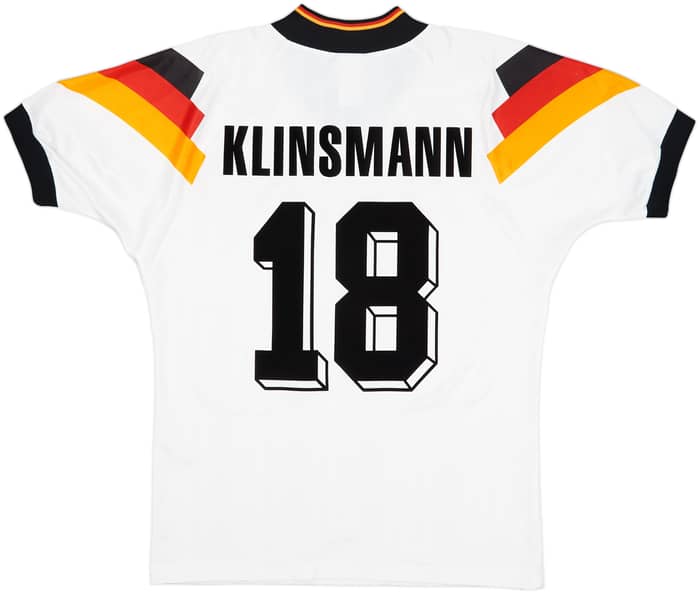 1992-94 Germany Home Shirt Klinsmann #18 - 8/10 - (M/L)