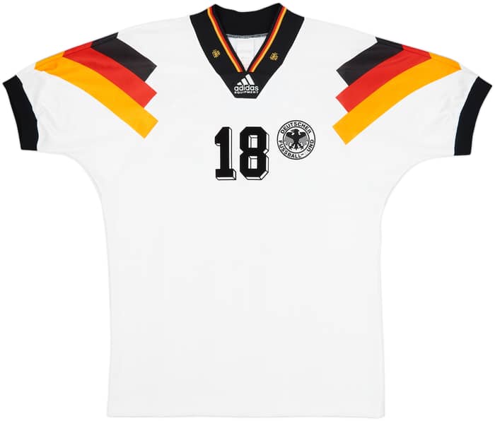 1992-94 Germany Home Shirt Klinsmann #18 - 8/10 - (M/L)