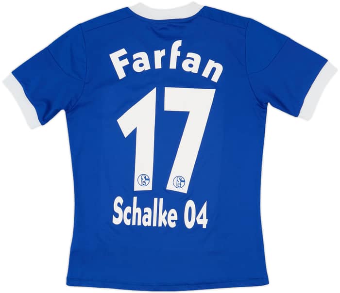 2012-14 Schalke Home Shirt Farfan #17 - 5/10 - (L.Boys)
