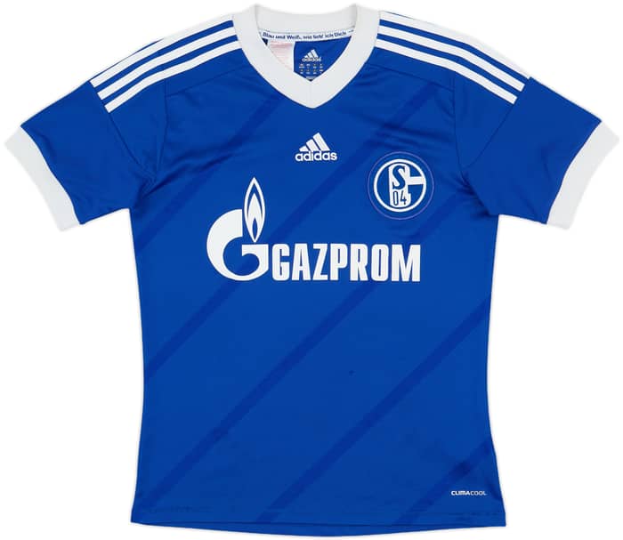 2012-14 Schalke Home Shirt Farfan #17 - 5/10 - (L.Boys)