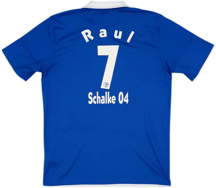 2010-12 Schalke Home Shirt Raul #7 - 6/10 - (XL.Boys)