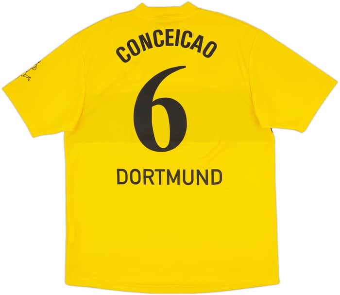 2002-03 Borussia Dortmund Home Shirt Conceicao #6 - 7/10 - (XL)