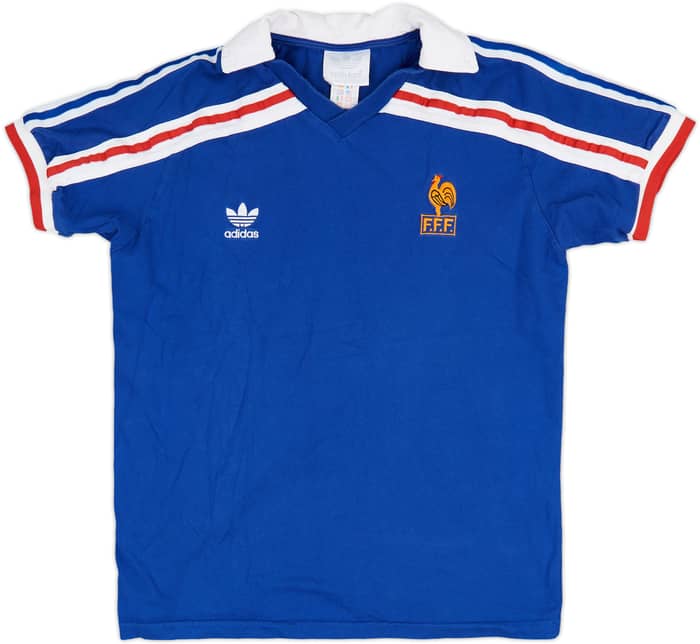 1996 France 1985-90 Retro Home Shirt - 8/10 - (L)