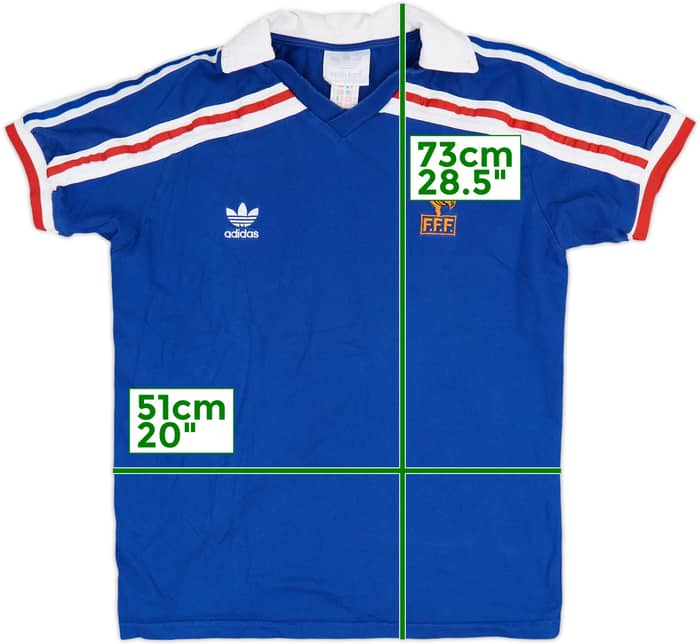 1996 France 1985-90 Retro Home Shirt - 8/10 - (L)