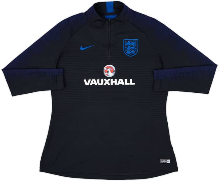 2018-19 England Nike 1/4 Zip Drill Top - 8/10 - (L)