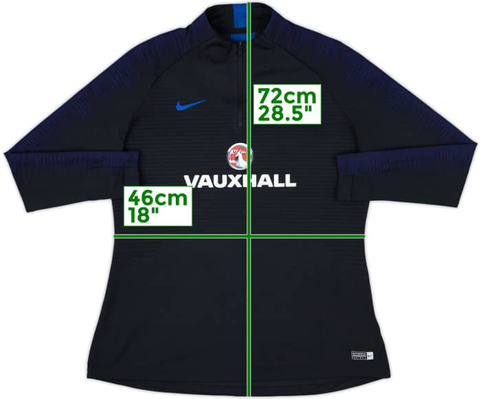 2018-19 England Nike 1/4 Zip Drill Top - 8/10 - (L)